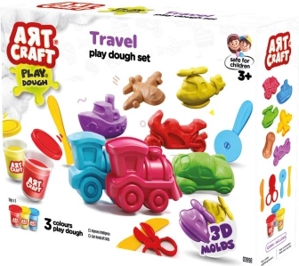 Art Craft Knetmasse-Set mit Verkehrsmotiven 168 g