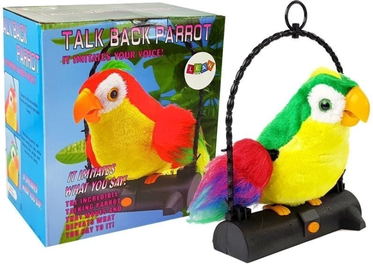 Papagei Pleciuga sprechender Vogel grün