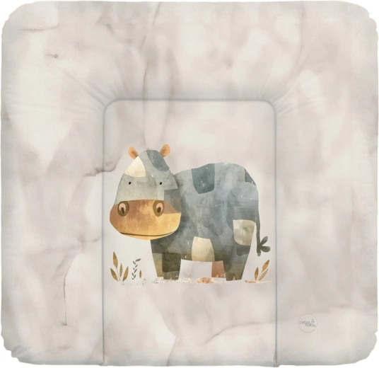 Ceba Baby weiche Wickelauflage Basic Cosy Hippo 75 × 72 cm