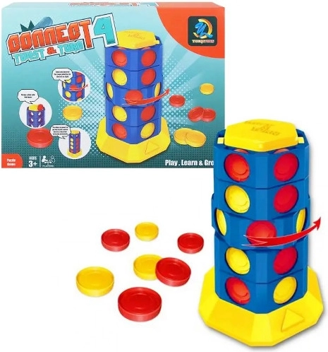 Logikspiel Vier gewinnt – Puzzle in Schachtel