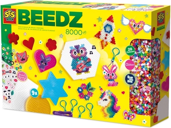 SES Creative Bügelperlen-Set mit Zubehör