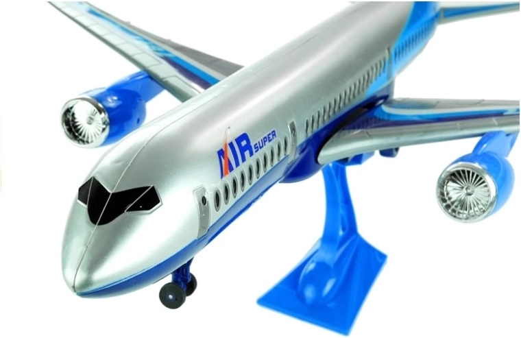 Realistisches Aussehen eines Passagierflugzeugs