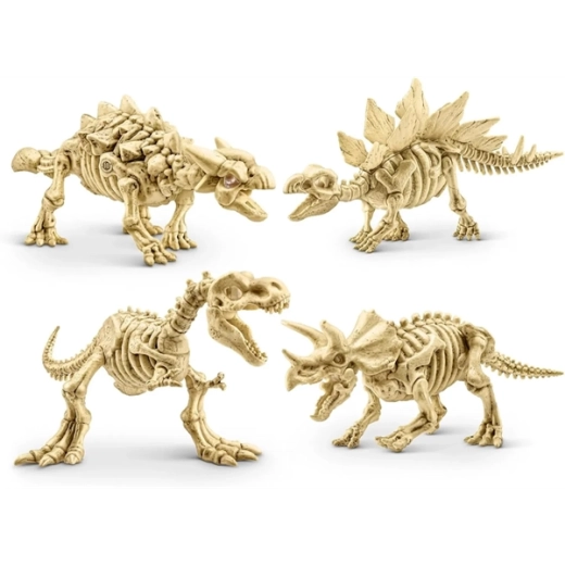 Bauen Sie einen Dinosaurier mit leuchtenden Augen zusammen