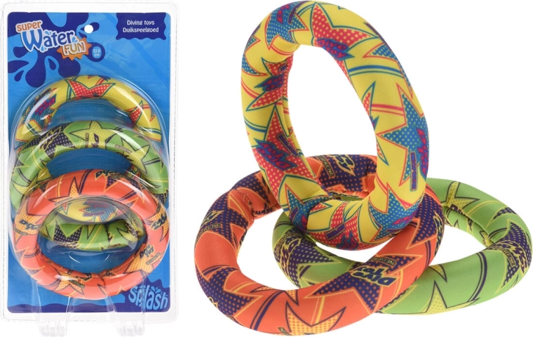 Wasser-Neoprenringe 13 cm, Set mit 3 Stück