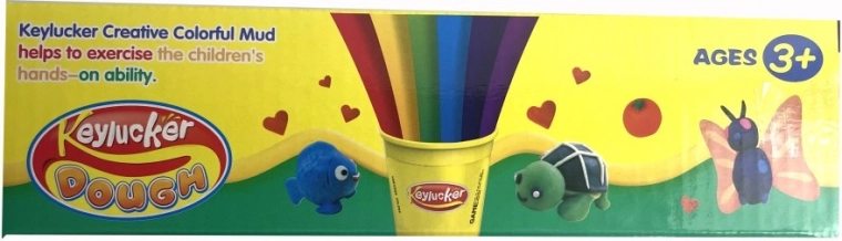 Bunte Modelliermasse für Kinder 4 Stück