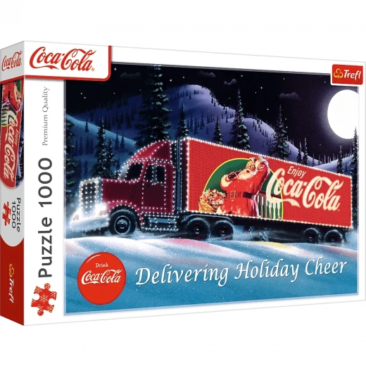 Puzzle 1000 Teile XMAS COCA-COLA Weihnachts-Lkw