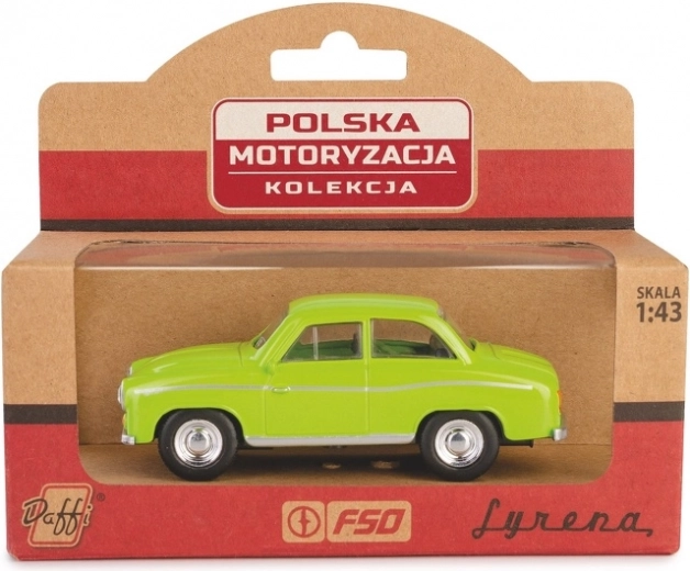 Metallmodell Auto Syrena 104 grün 1:43