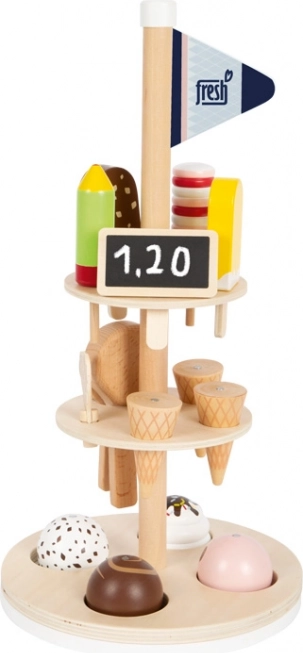 Holz-Eiscremeständer Fresh