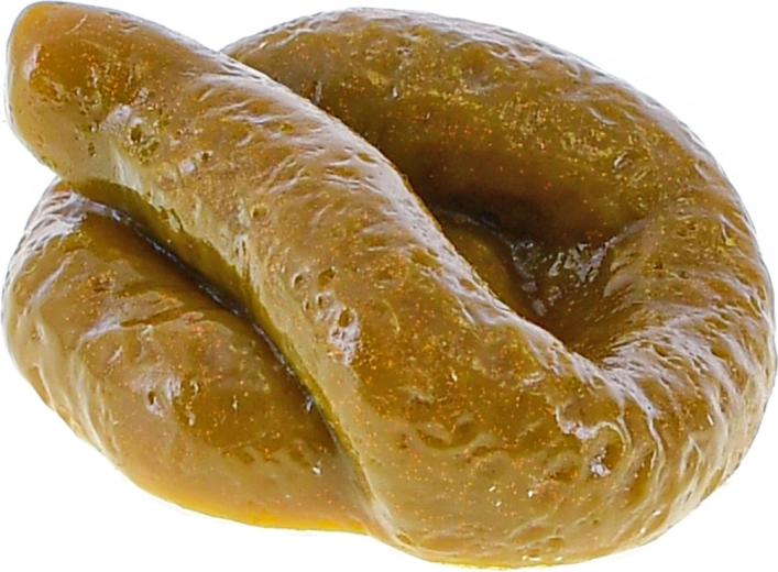 Klebriges Material haftet auf glatten Flächen