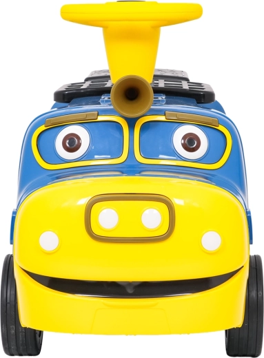 Elektrisches Kinderfahrzeug Lokomotive aus Stacyjkowo, blau