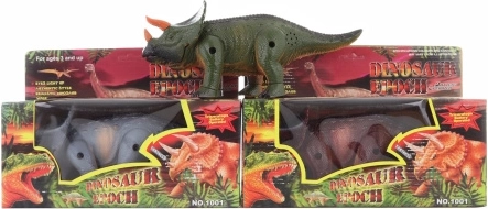 Gehender, leuchtender Dinosaurier mit Batterien für Kinder