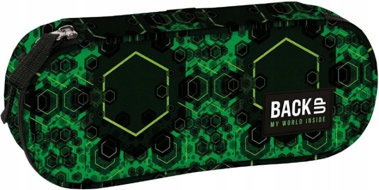 Schuletui (Federmäppchen) BackUP quantum grün – 1 Stück