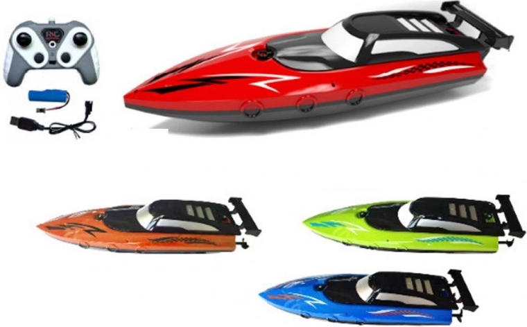 R/C Motorboot mit USB-Ladegerät - verschiedene Farben