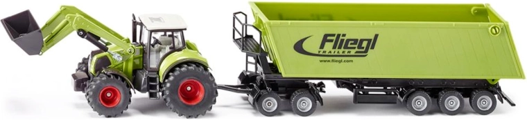 Siku Farmer Traktor mit Frontlader und Kippanhänger
