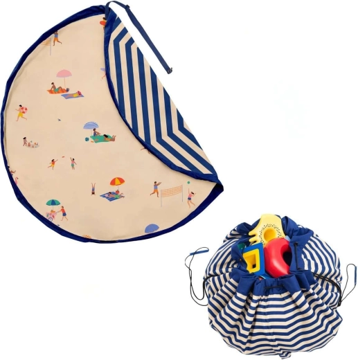 Play&Go Noomad Outdoor Spieldecke und Spielzeugsack beach