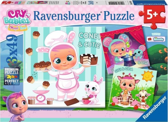 Puzzle RAVENSBURGER Cry Babies Magic Tears 3×49 Teile