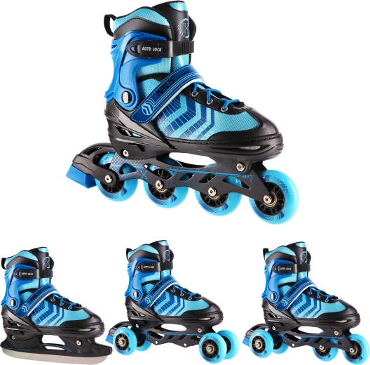 4‑in‑1: Inline, Quad und Eis in einem