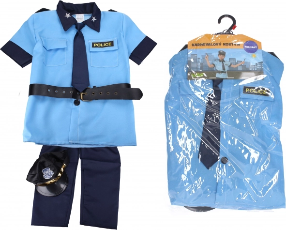 Kinder-Karnevalskostüm Polizist 110–120 cm