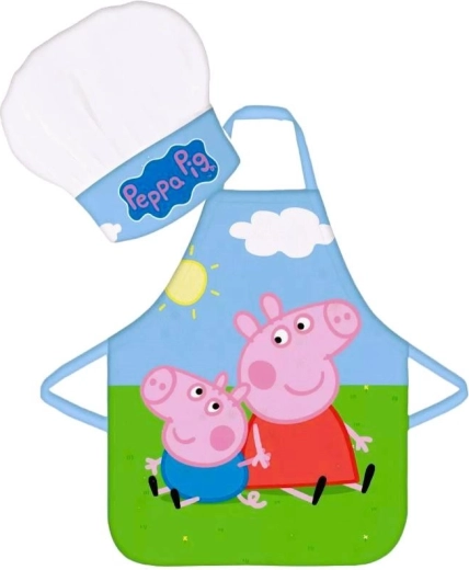 Kochset Peppa Pig (Schürze und Kochmütze)