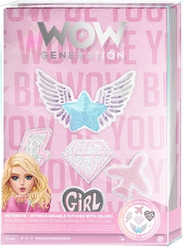 Konfigurierbares Notizbuch WOW Generation mit austauschbaren Patches A5