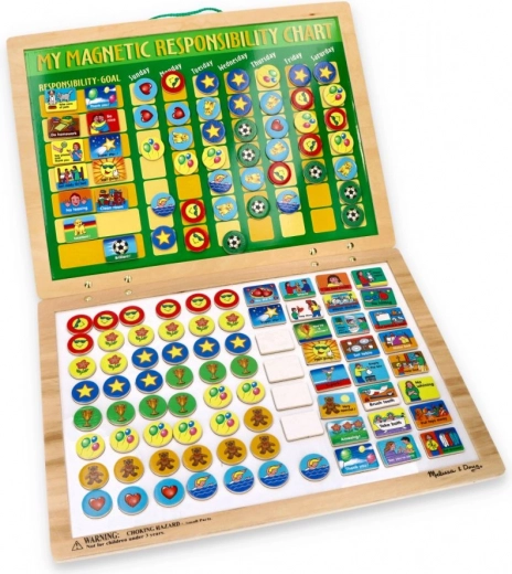 Magnetische Verantwortungstafel für Kinder