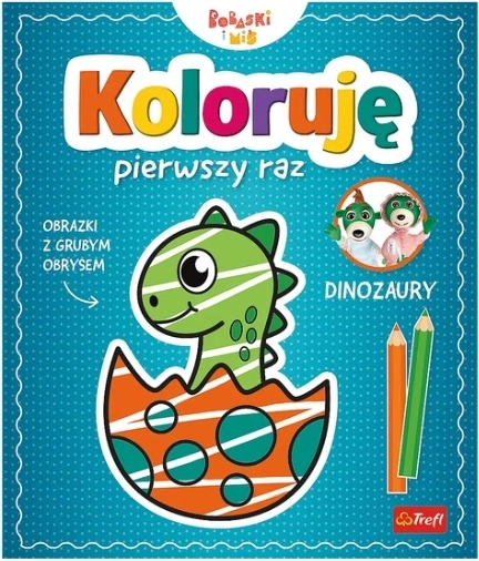 Ich male zum ersten Mal: Dinosaurier – Kinder-Malbuch mit Dinosauriern
