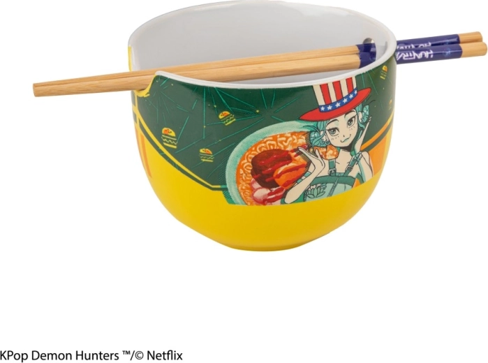 K-pop Demon Hunters Ramen-Schüssel mit Essstäbchen – Zoey Hamburger