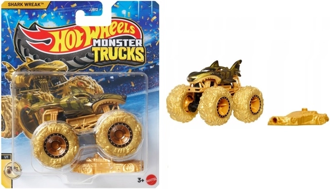 Hot Wheels Monster Trucks Shark Wreak Auto 1:64