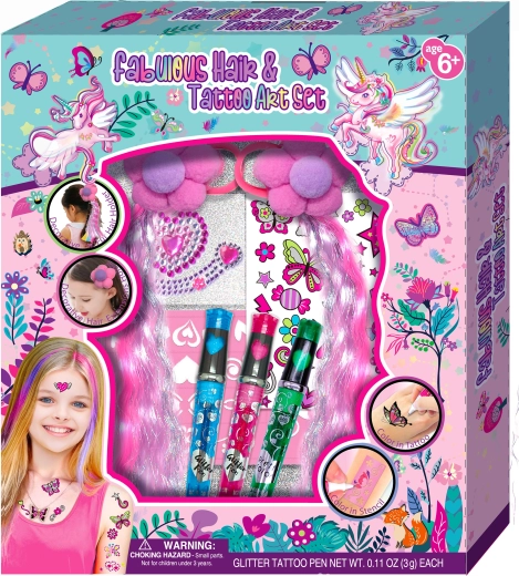 Kreativset für Haarstyling und Tattoos