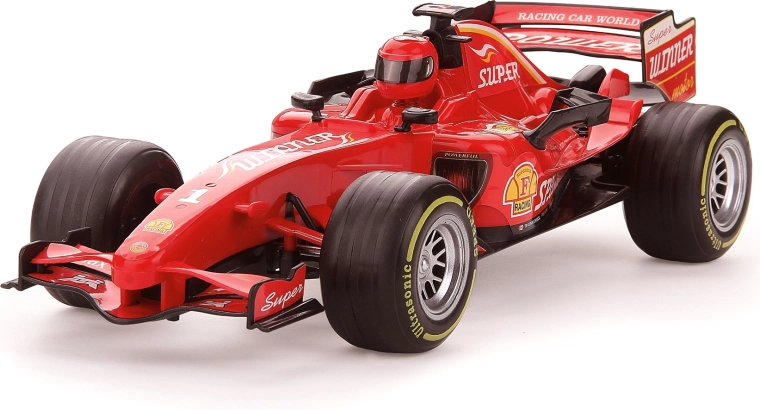 Großes rotes Formelauto mit Sound