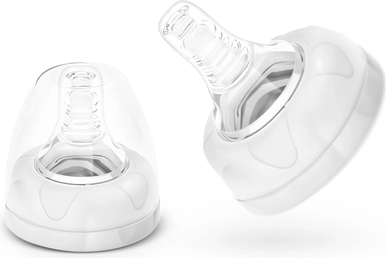 Dynamischer Sauger und 180‑ml‑Fläschchen