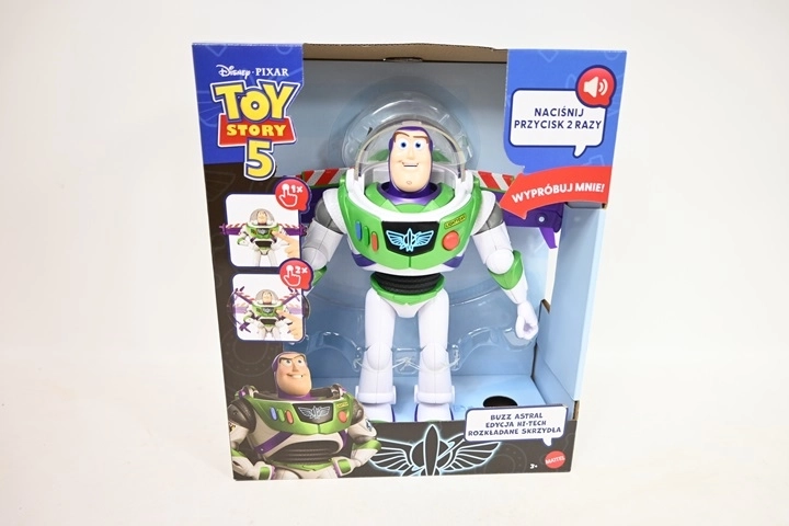 Disney Pixar Toy Story 5 Figur Buzz Lightyear (Buzz Astral) mit ausklappbaren Flügeln
