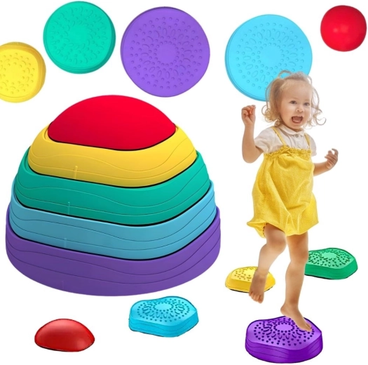 Woopie sensorische Balanciersteine für Kinder – 5 Stück