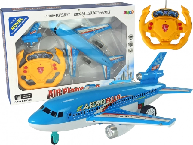 Kinder RC Flugzeug Aerobus A380 mit Fernbedienung
