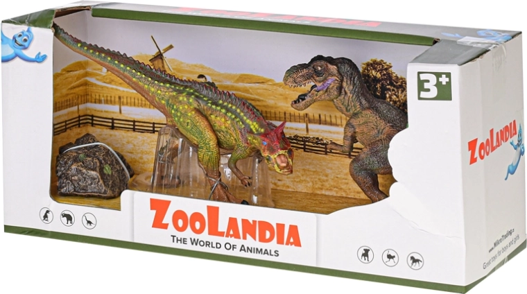2 Dinosaurier in einer Packung