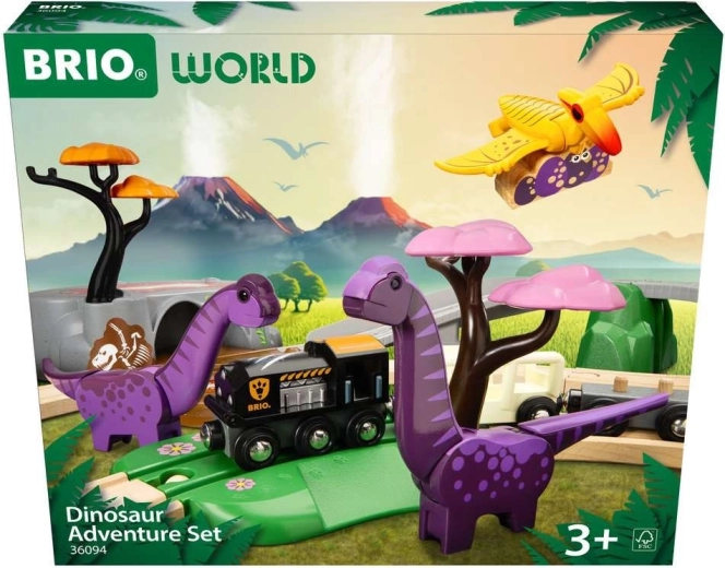 Brio Dinosaurier-Abenteuer Zugset