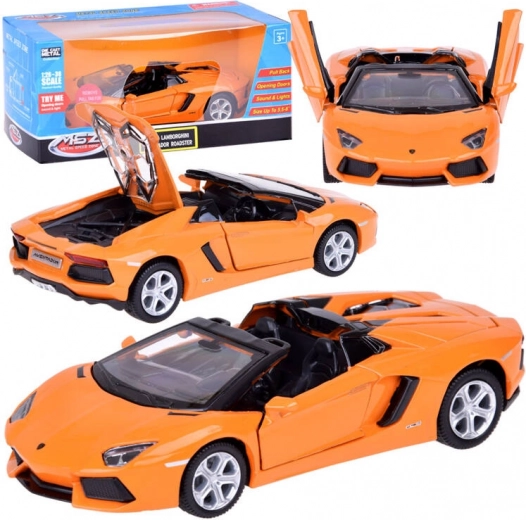 Interaktives Metallmodellauto Lamborghini Aventador Roadster