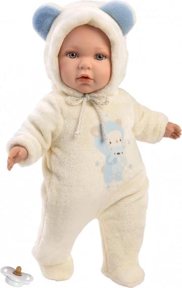 Llorens BABY ENZO realistische Babypuppe mit weichem Körper 42 cm