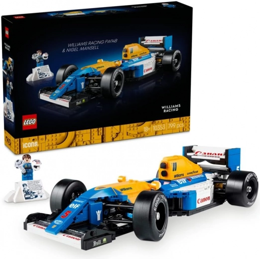 LEGO Icons Williams Racing FW14B mit Nigel-Mansell-Minifigur