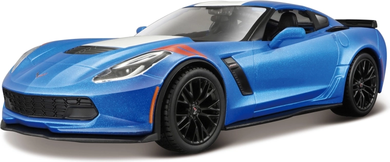 Maisto Corvette Grand Sport 2017 metallisch blaues Modell 1:24