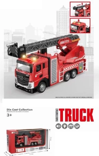 Metall-Feuerwehrauto mit Licht und Sound