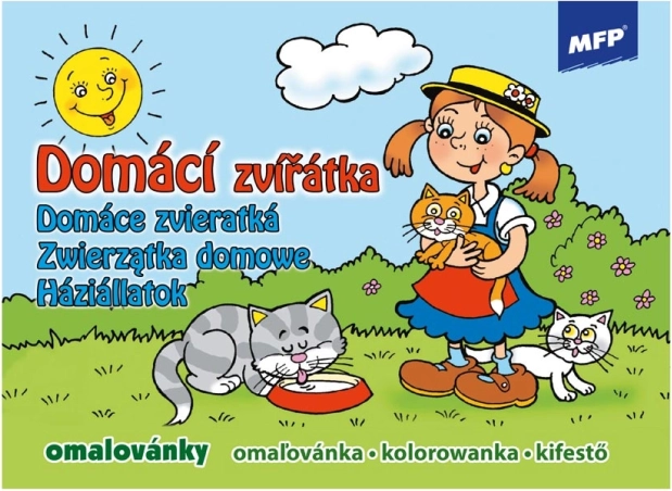 Malbuch Haustiere für Kinder