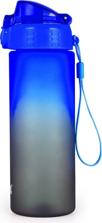 Trinkflasche OXY Click 600 ml Ombre Black-Blue