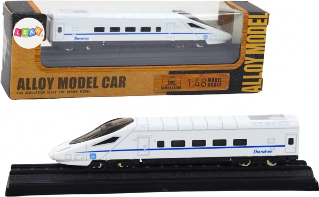 Sammelzugmodell weiß 1:48 aus Metall