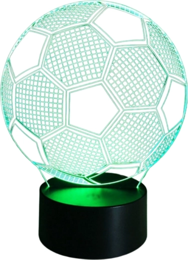 Beeindruckender 3D-Effekt mit Fußballmotiv