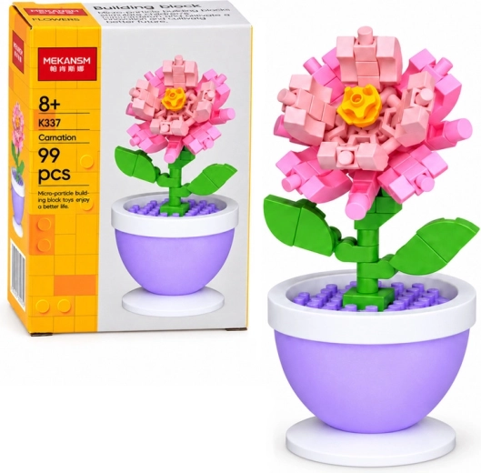 Mini-Bausatz Nelke im Blumentopf - 1 Stück