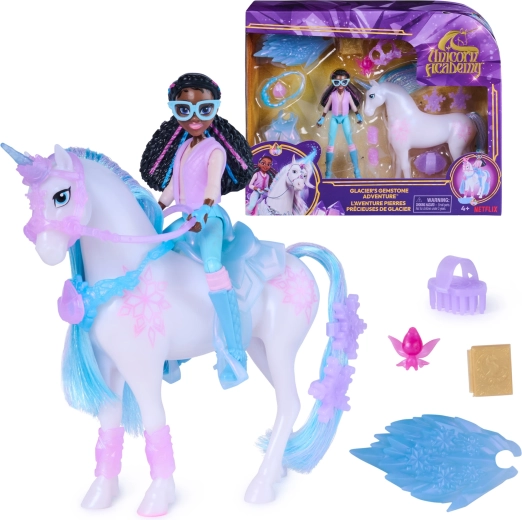 Spin Master Unicorn Academy Figuren-Set Layla und Glacier mit Zubehör