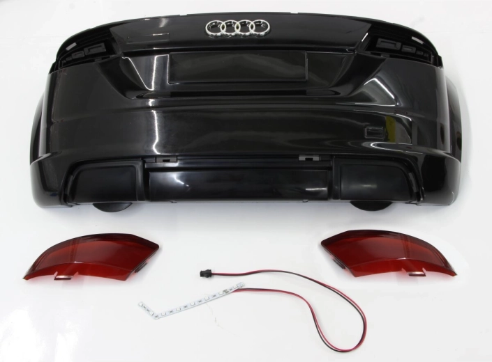 Hinterer Stoßfänger für Kinder-Elektroauto Audi TTRS – schwarz – 1 Stück