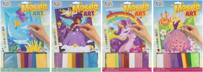 Grafix Mosaikbild Rosa Prinzessin