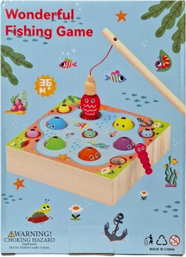 Holz-Angelspiel Fische – magnetisches Angeln